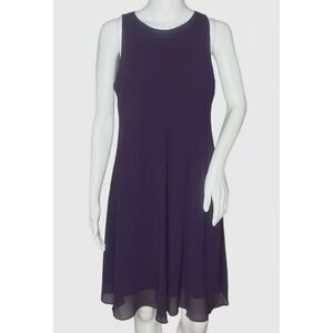 Lauren Ralph Lauren size 4 purple sleeveless chiffon dress